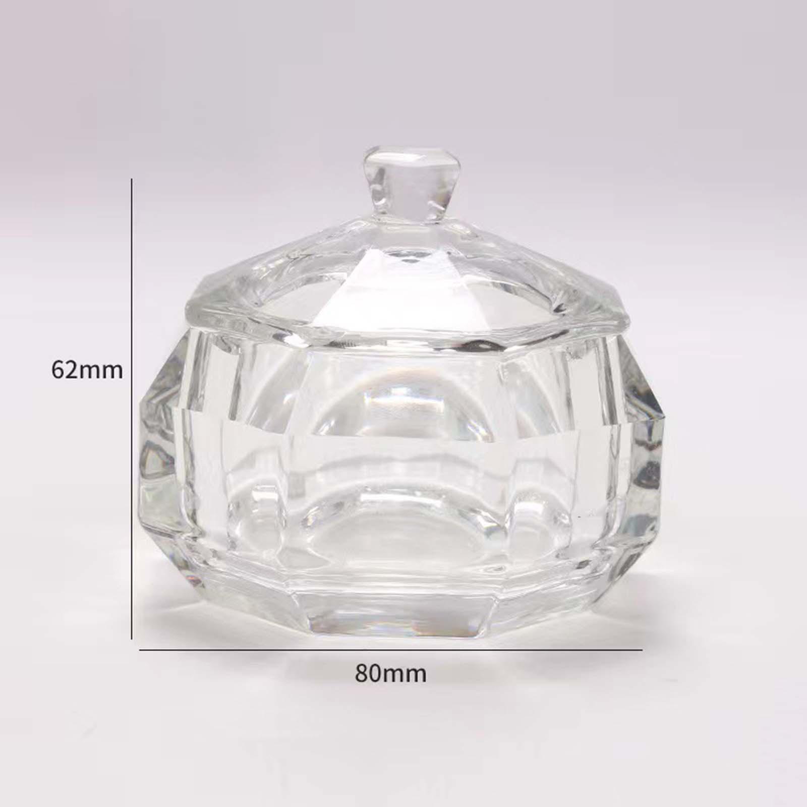 Acrylic Powder Clear - Glassware Brush Cleaning Dappen Dish Clear