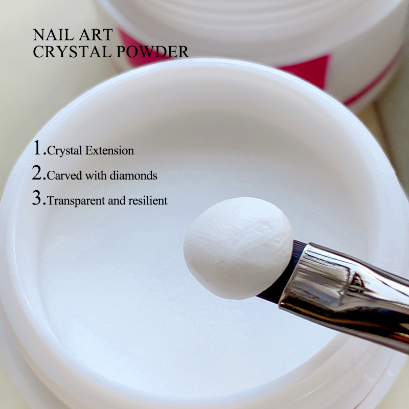 4.5X4CM Pink/White/Clear Profe - Acrylic Powder Clear ulasan dan harga