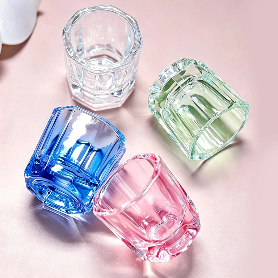 Clear Crystal Glass Dappen Dis - Acrylic Powder Clear ulasan dan harga