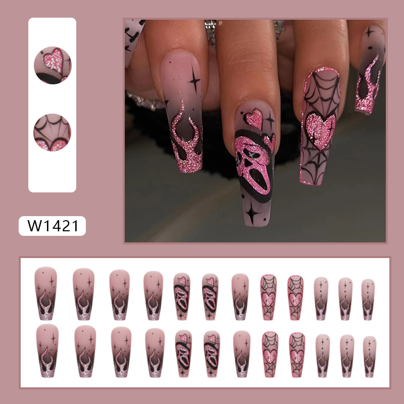 24pcs Glitter Pink Sequins Fak - Nail Art Gliter ulasan dan harga