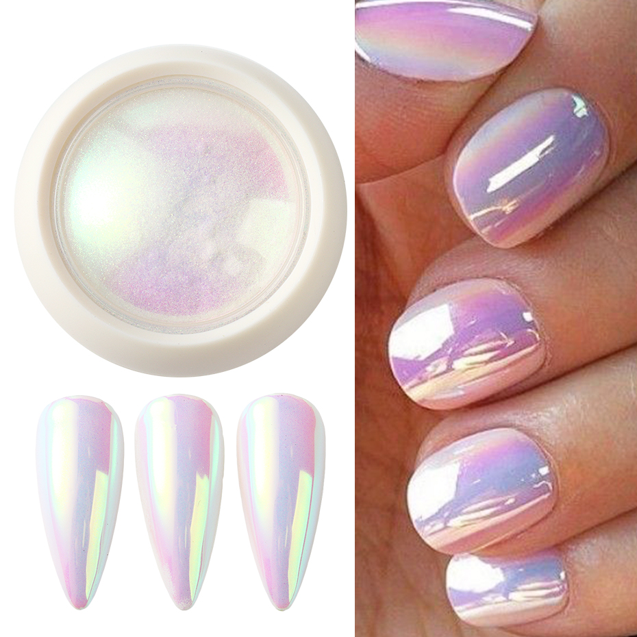 Unicorn Chrome Nail Powder Neo - Nail Glitter Chrome ulasan dan harga