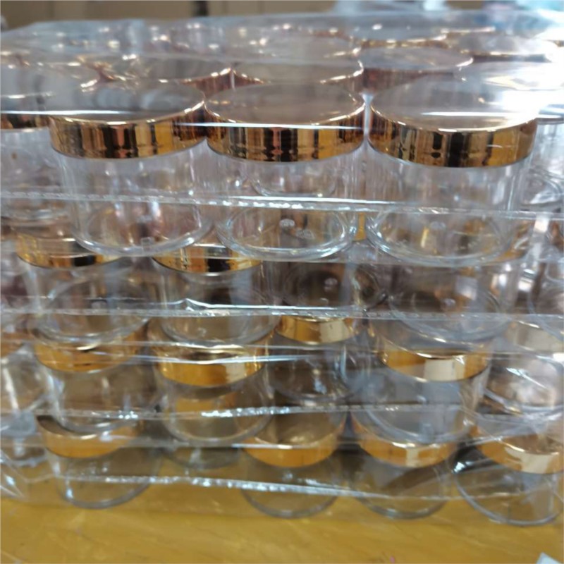 20/50/100Pcs Gold Lid Clear Em - Acrylic Powder Clear ulasan dan harga