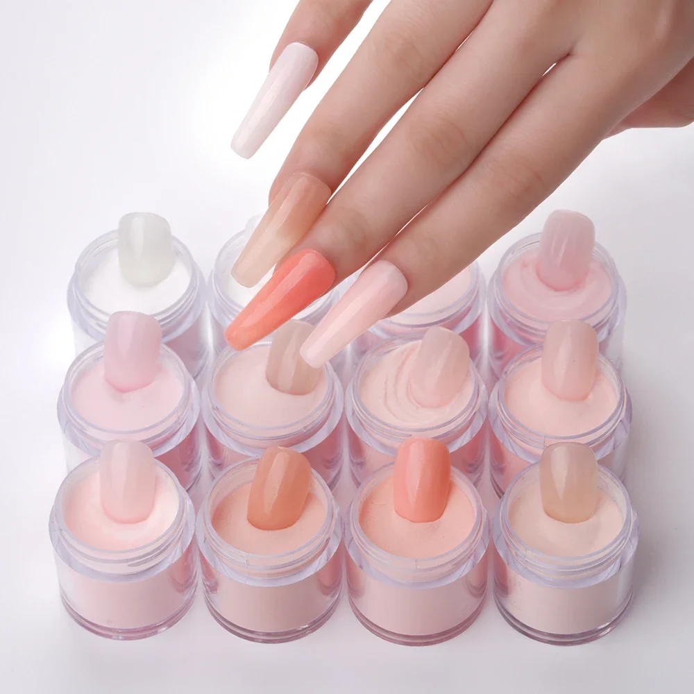 FSIXCL 96 Colors Nude White Cl - Acrylic Powder Clear ulasan dan harga