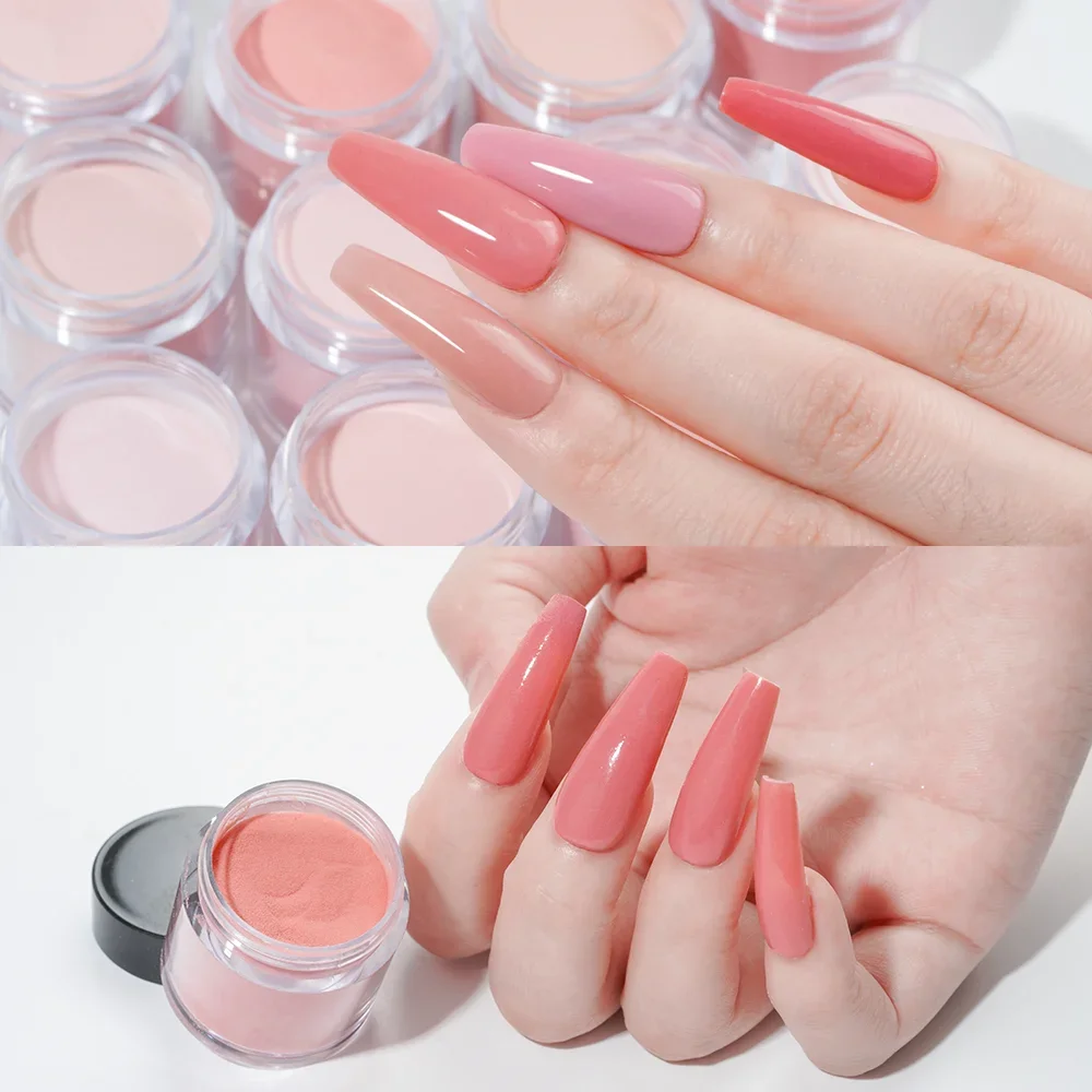 FSIXCL 96 Colors Nude White Cl - Acrylic Powder Clear ulasan dan harga
