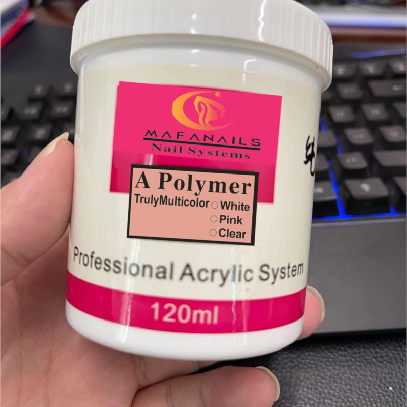 1Pot 120ml Nail Acrylic Powder - Acrylic Powder Clear ulasan dan harga