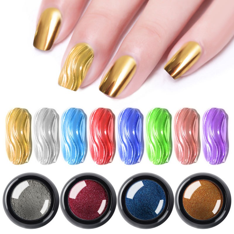 1Pc 19Colors Nail Glitter Mirr - Nail Glitter Chrome ulasan dan harga