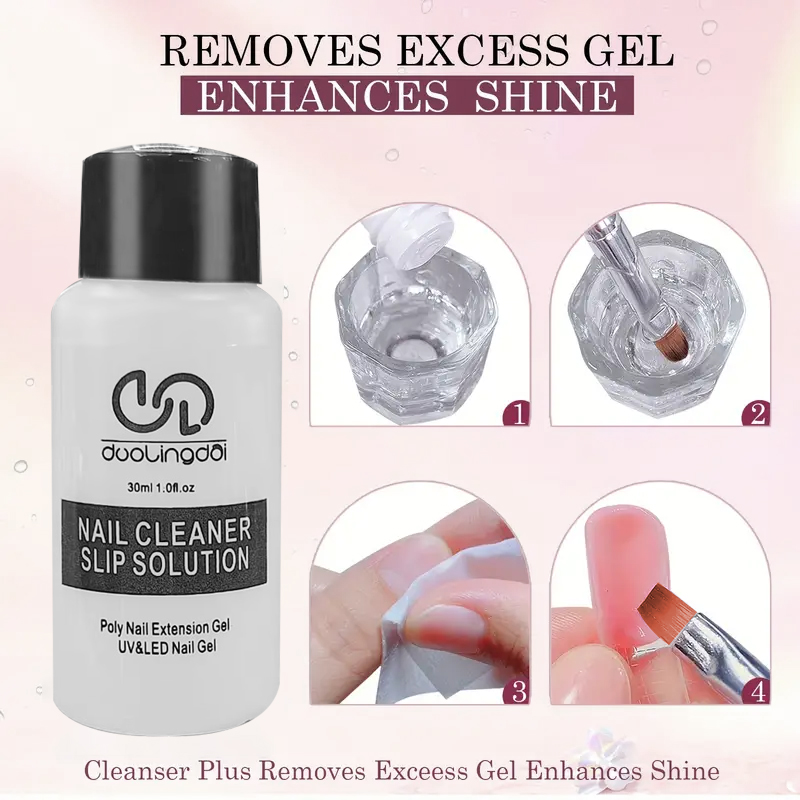 8PCS/Set Poly Extension Gel Se - Acrylic Powder Clear ulasan dan harga