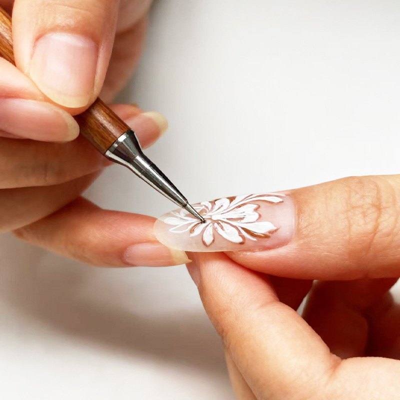 Sandalwood Nail Dotting Pen Do - Nail Art Dotting Tool ulasan dan harga
