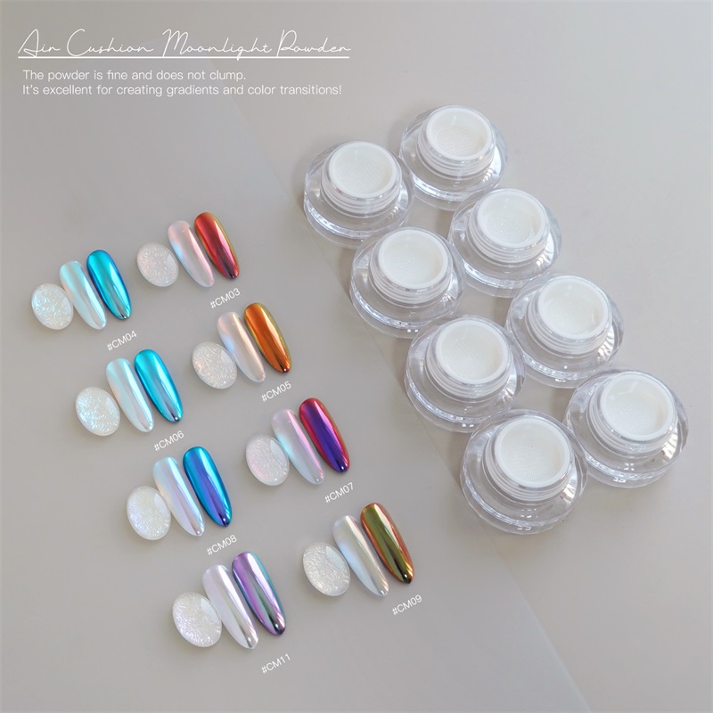 HNDO New Package Aurora Chrome - Nail Glitter Chrome ulasan dan harga