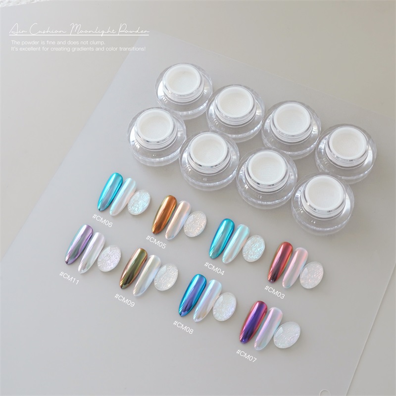 HNDO New Package Aurora Chrome - Nail Glitter Chrome ulasan dan harga