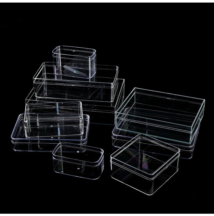 Clear Acrylic Boxes with Lid R - Acrylic Powder Clear ulasan dan harga