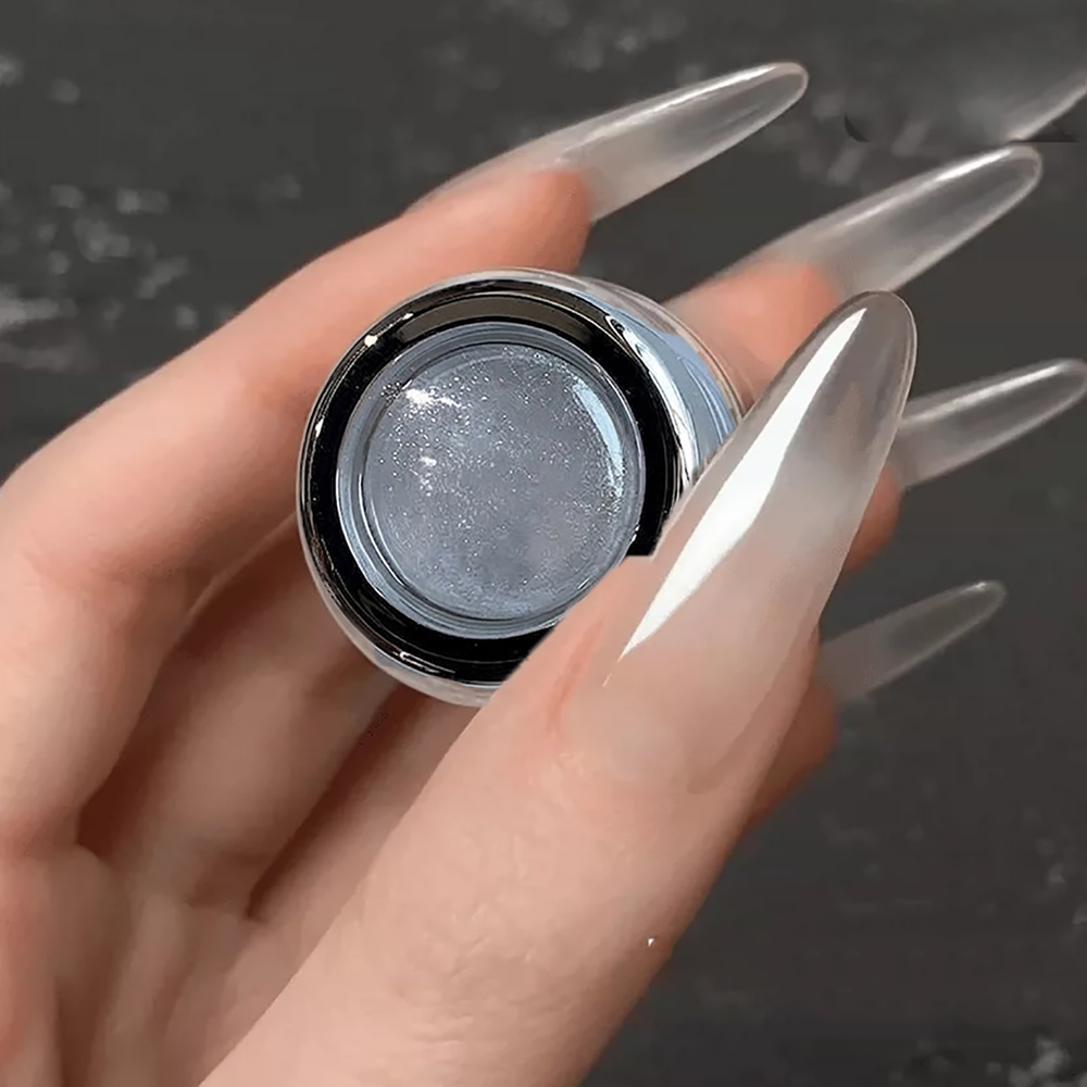 High-Glossy Moonlight Pearl Wh - Nail Glitter Chrome ulasan dan harga