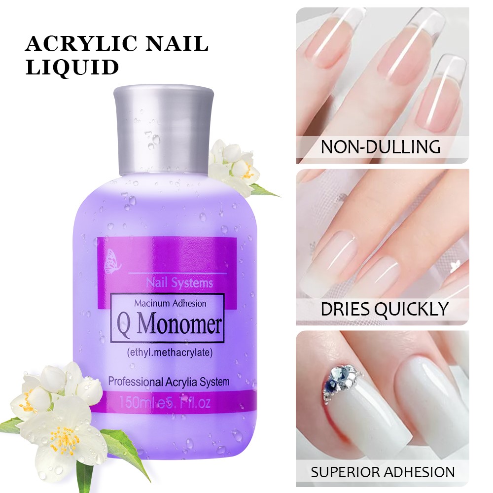 150/120/40ml EMA Nail Acrylic  - Acrylic Powder Clear ulasan dan harga
