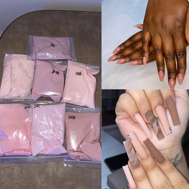 100g Nude Nail Acrylic Powder  - Acrylic Powder Clear ulasan dan harga