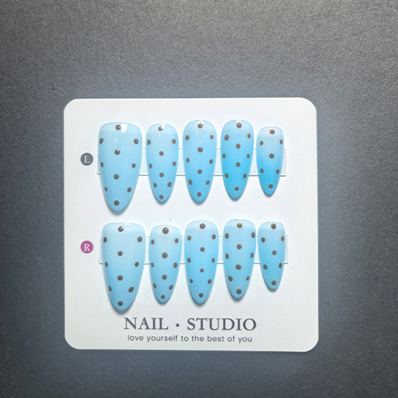 10Pcs 100% Handmade Press on N - Nail Art Gliter ulasan dan harga