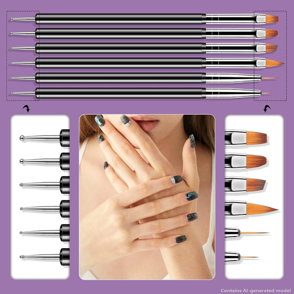 Double Ended Nail Art Dotting  - Nail Art Dotting Tool ulasan dan harga