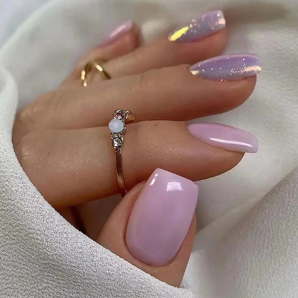 Short fake nails for women gir - Nail Art Gliter ulasan dan harga