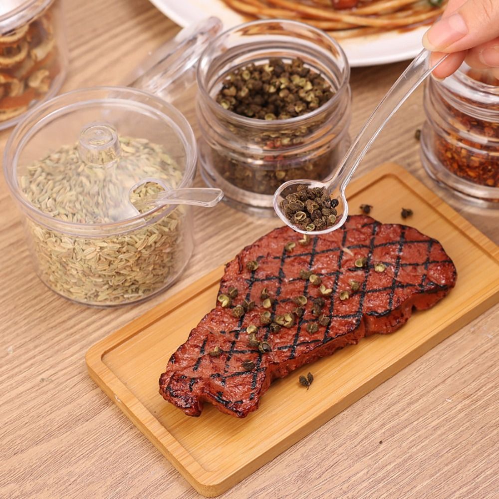 1Pcs New Transparent Spices Bo - Acrylic Powder Clear ulasan dan harga