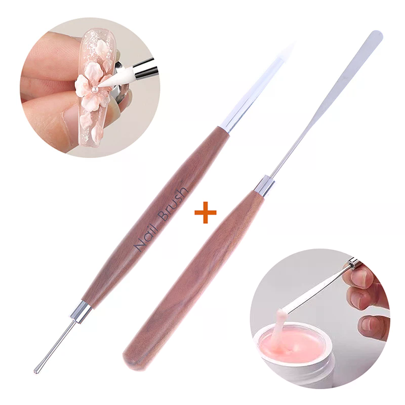 2Pcs Double Ended Silicone Dot - Nail Art Dotting Tool ulasan dan harga