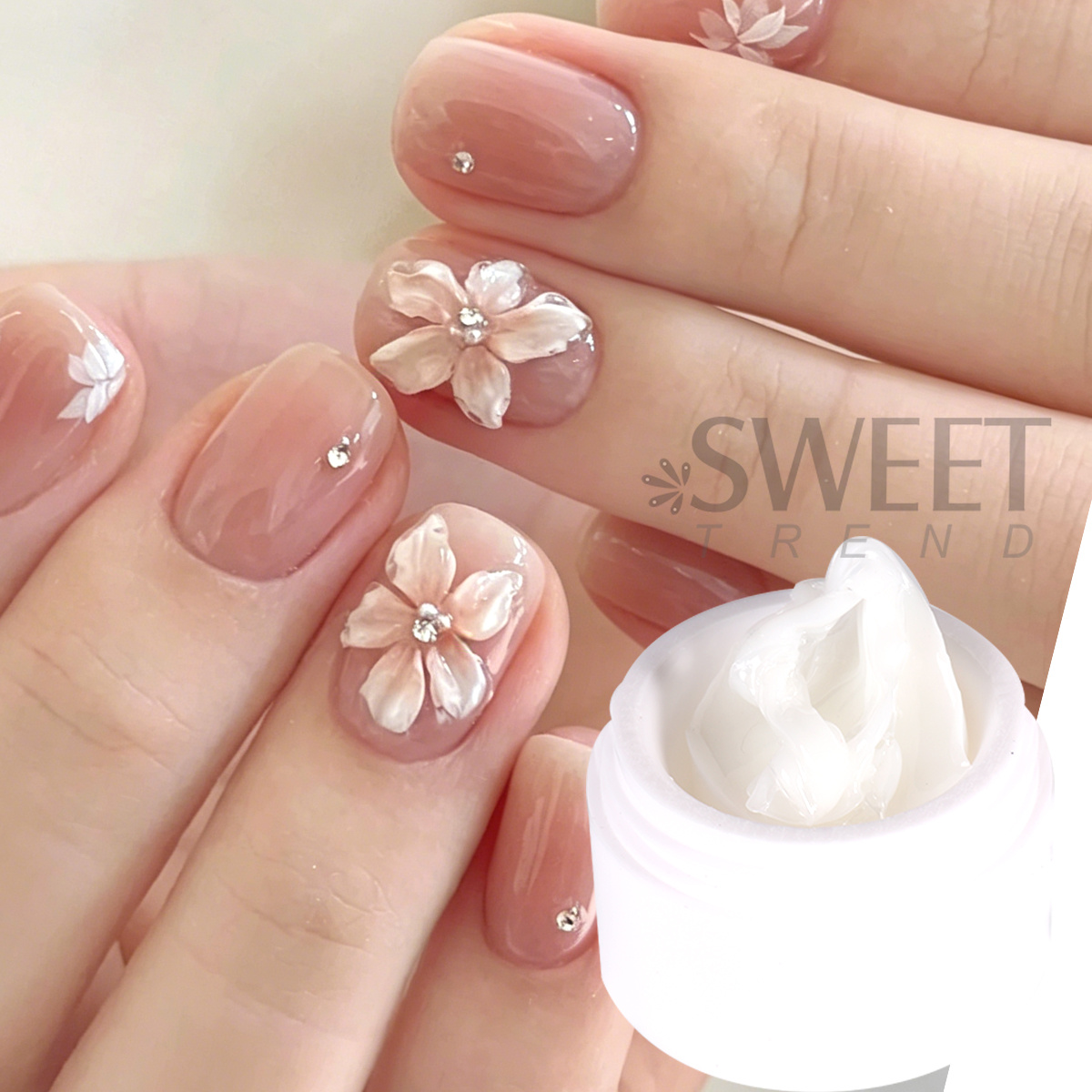 15ml Non Stick Hand Nail Exten - Acrylic Powder Clear ulasan dan harga