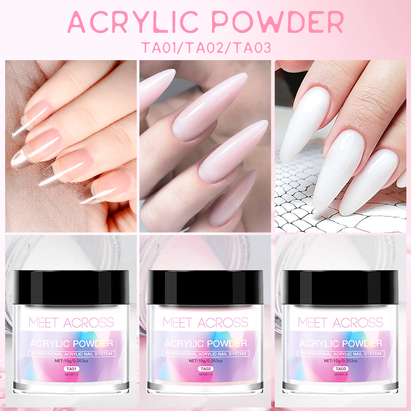 MEET ACROSS Acrylic Powder Cry - Acrylic Powder Clear ulasan dan harga